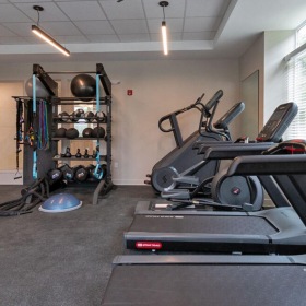 The essence of exceptional living a gym with exercise equipment